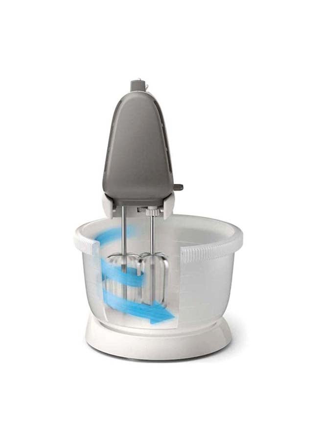Philips - Electric Bowl Mixer 3 L 400 W HR3745 White - Image 1