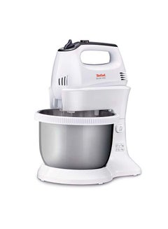 Moulinex Electric Quick Mix Hand Mixer With 5 Speeds And Turbo 3.5 L 300 W HM312127 White / Dark Grey  - Image 3