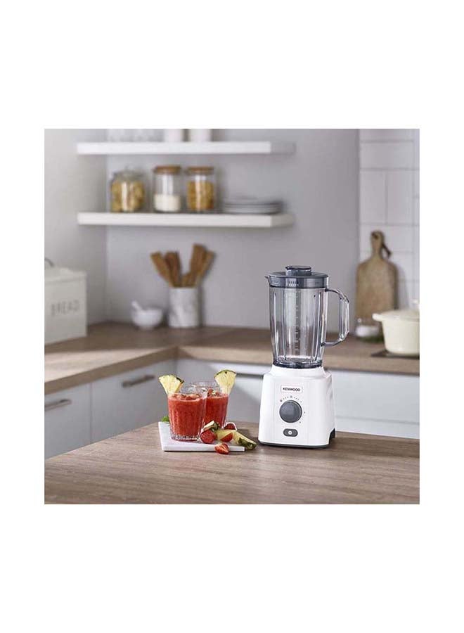 KENWOOD - Blender, Grinder, Ice Crush Function, 1.5L extra Jar, Multi Mill, 2 L 650 W OWBLP41.H0WH White/Grey - Image 1