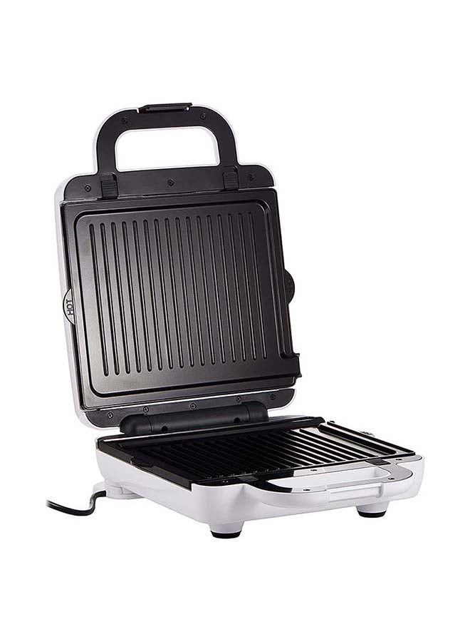 KENWOOD - Sandwich Maker, 3in 1, Grill, 180 Degree Hinge, 2 Non Stick Plates, 4 Slots, 1300 W SMP94AO White - Image 1