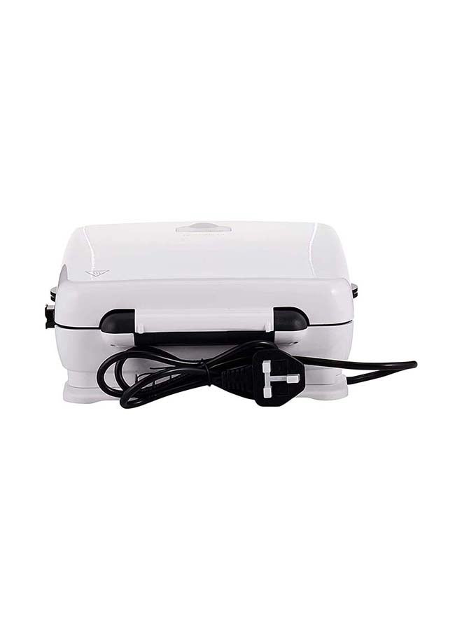 KENWOOD - Sandwich Maker, 3in 1, Grill, 180 Degree Hinge, 2 Non Stick Plates, 4 Slots, 1300 W SMP94AO White - Image 1