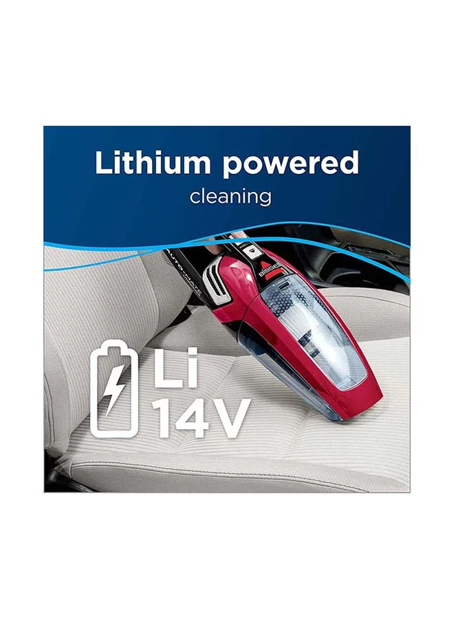 Bissell Multiclean Cordless Hand Vacuum: Advanced Cleaning with Tangle-Free Brush Roll, 50+ Minutes Runtime, Versatile Design for Hard Floors and Above-Floor Surfaces, Convertible to Handheld, Ideal for Pet Hair Removal 0.6 L 80 W 2278K Black