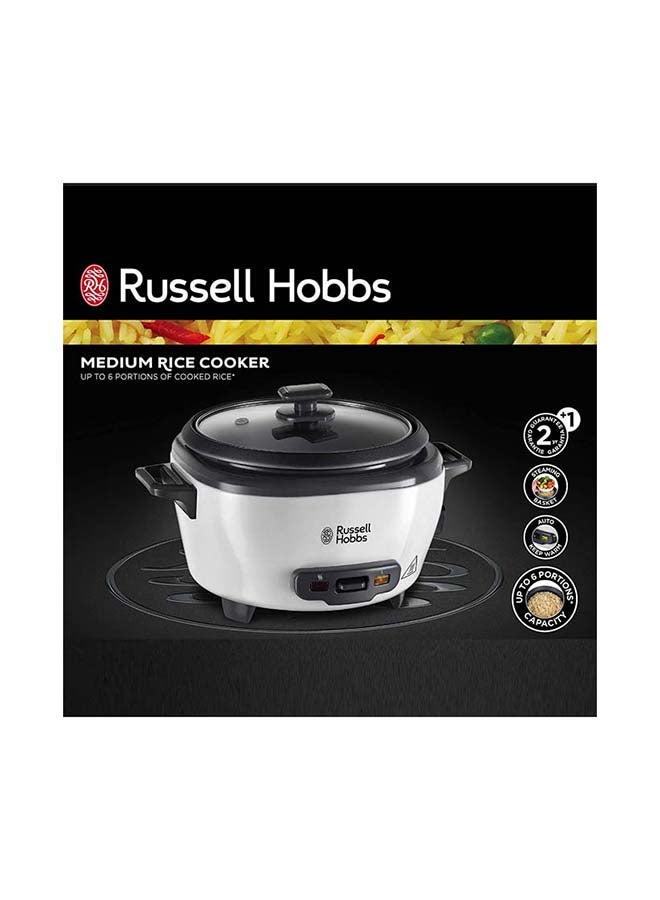 Russell Hobbs Large Non Stick Rice Cooker And Steamer 500.0 W 27040GCC-WH White - Image 3