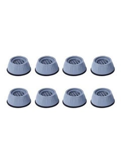 Generic 8-Piece Washing Machine Foot Pads Grey 4x5cm  - Image 1