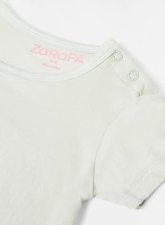 Zarafa Basic Plain T-Shirt Pistachio  - Image 3