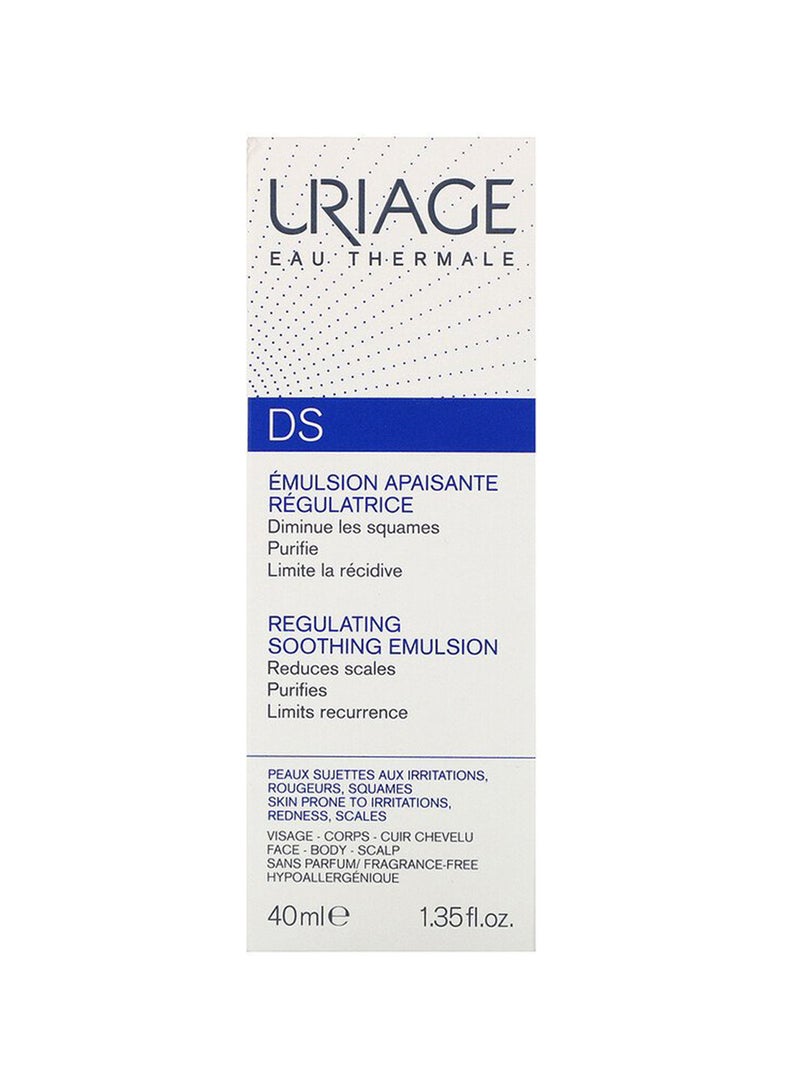 Uriage - Ds Regulating Soothing Emulsion 40 Ml 40ml - Image 1