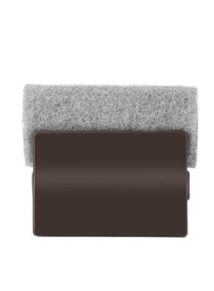 Window Cleaning Thick Scouring Pad Brush Brown 9x8cm