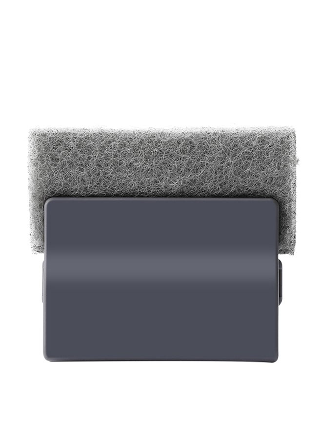 fashionhome Window Cleaning Thick Scouring Pad Brush Blue 9x8cm  - Image 1