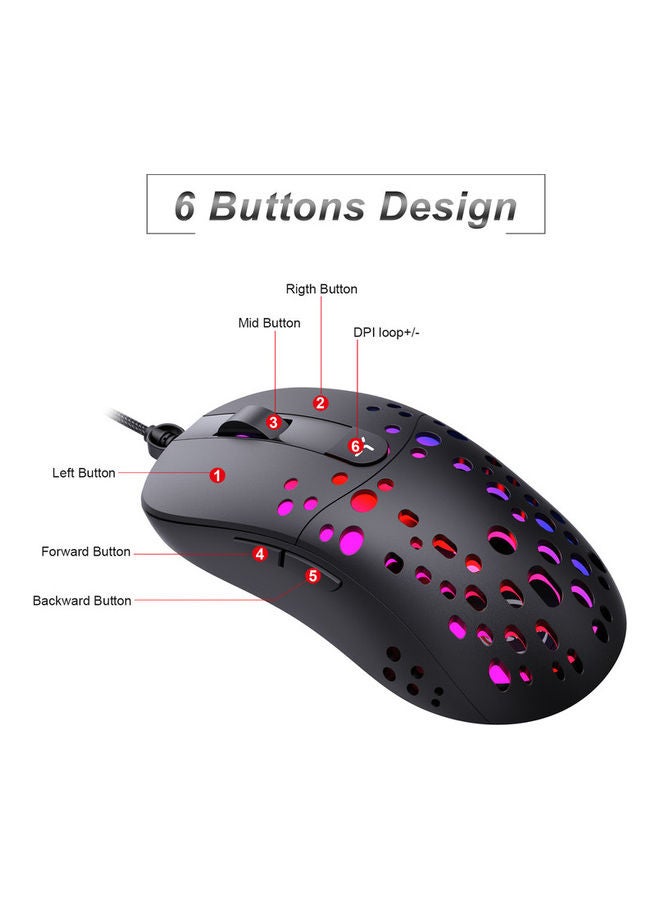 HXSJ Gaming Mouse - Wired  - Image 3