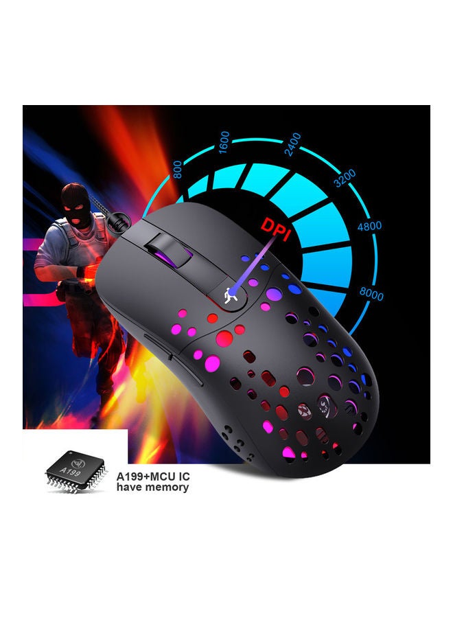 Adjustable DPI Programming Gaming Mouse - Wired