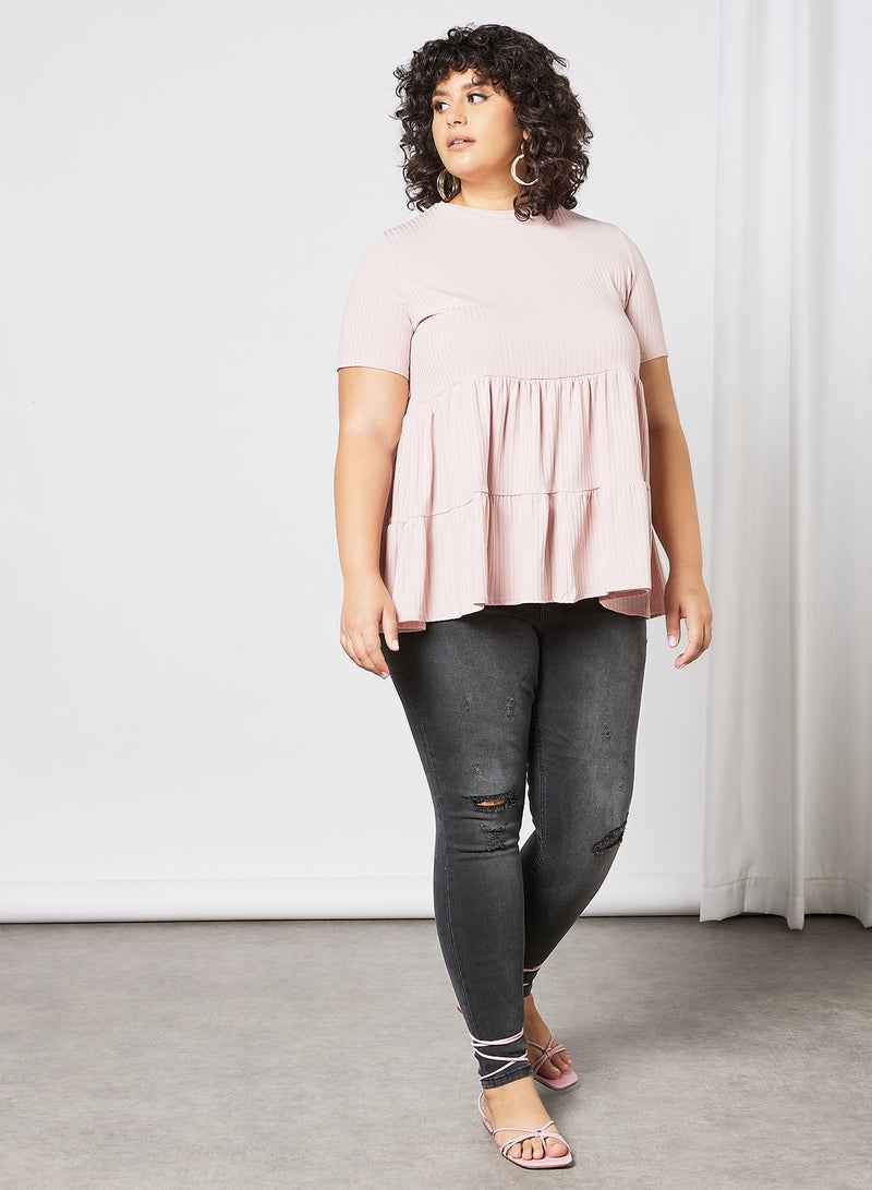 Only Carmakoma - Curvy High Waist Skinny Jeans Black - Image 1