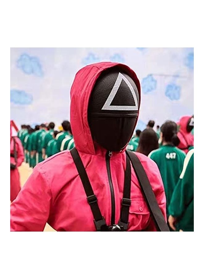 Rock Pow 2021 Squid Game Cosplay Mask 11 x 7.9inch  - Image 5