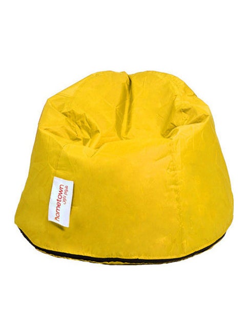 Pvc Plain-Regular  Beanbags Yellow Regularcm