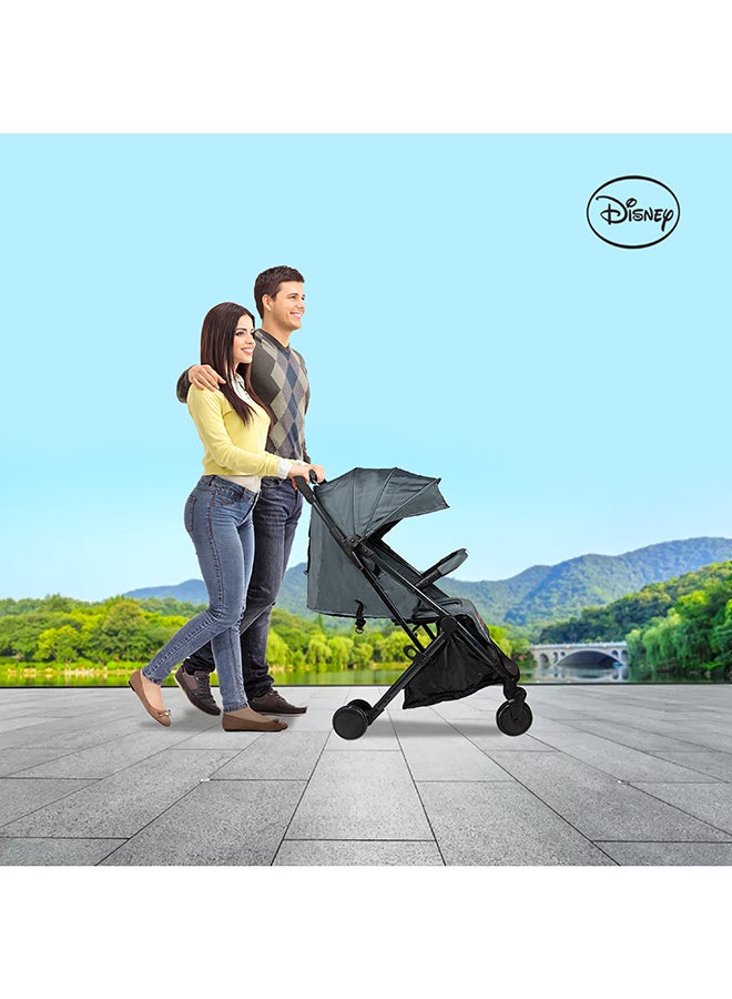Mickey Mouse Travel Stroller With Storage Basket
