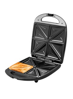 Saachi 8-Slice Non Stick Sandwich Maker 1100 W NL-ST-4655-BK Black/Silver  - Image 1