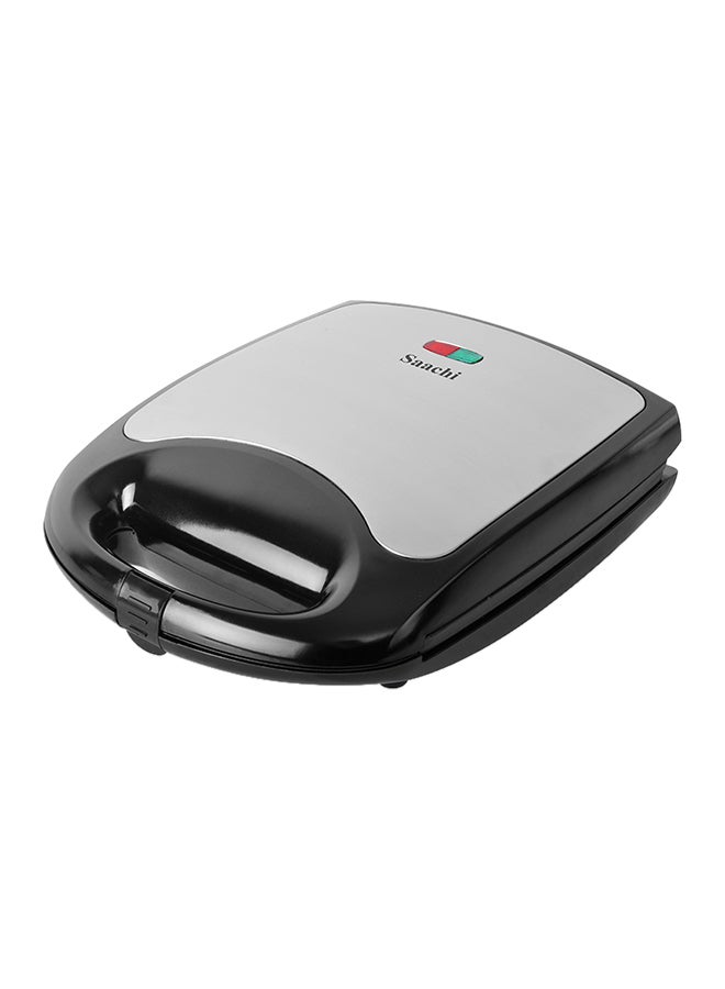 ساتشي ماكينة صنع السندويشات مانعة للالتصاق سعة 8 شرائح 1100 W NL-ST-4655-BK أسود/فضي  - Image 2