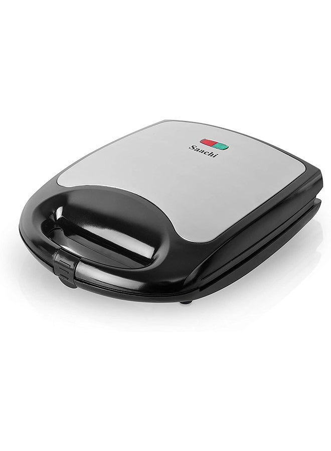 ساتشي ماكينة صنع السندويشات مانعة للالتصاق سعة 8 شرائح 1100 W NL-ST-4655-BK أسود/فضي  - Image 4