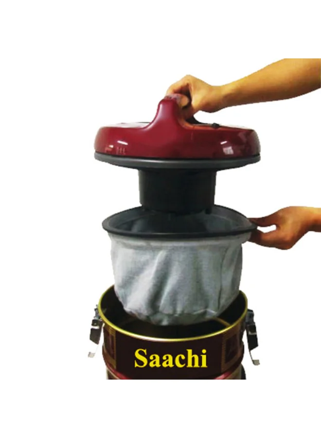 Saachi Dry Vacuum Cleaner with a Cyclonic Multi-Filtration System, 5 Meters Long Cord, Blow Function and Additional Brushes 2200 W NL-VC-1103D-RD Maroon