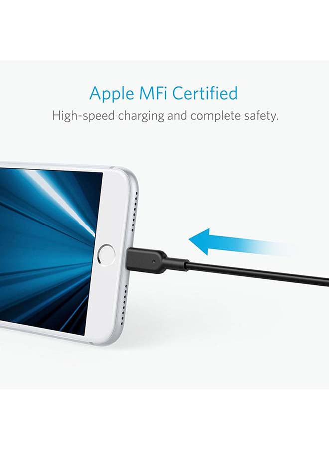 Powerline II Lightning Cable (3ft), Probably The World's Most Durable Cable, MFi Certified for iPhone 11/11 Pro/11 Pro Max/Xs/XS Max/XR/X/8/8 Plus/7/7 Plus/6/6 Plus Black - v1634461751/N12477981A_5