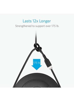 Anker Powerline II Lightning Cable (3ft), Probably The World's Most Durable Cable, MFi Certified for iPhone 11/11 Pro/11 Pro Max/Xs/XS Max/XR/X/8/8 Plus/7/7 Plus/6/6 Plus Black  - Image 4
