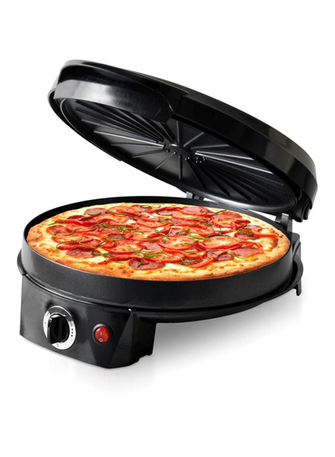 Saachi - Pizza Maker NL-PM-1853-BK With Adjustable Thermostat 1200.0 W NL-PM-1853-BK Black - Image 1