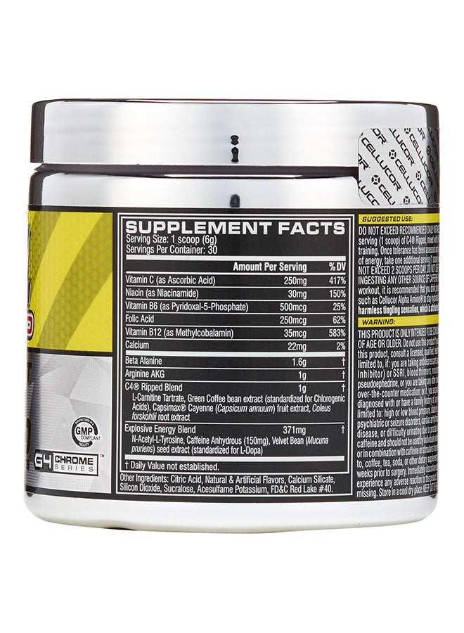 CELLUCOR - C4 Ripped Explosive Pre-Workout - Tropical Punch - 30 Servings-174 Grams - Image 1