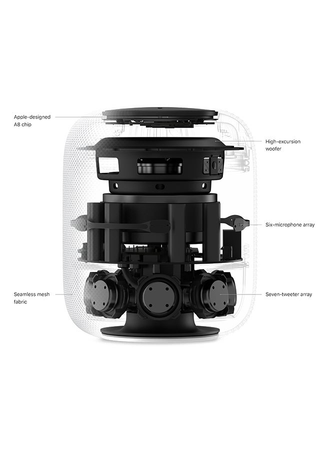 Apple - HomePod Smart Speaker Space Gray - Image 1