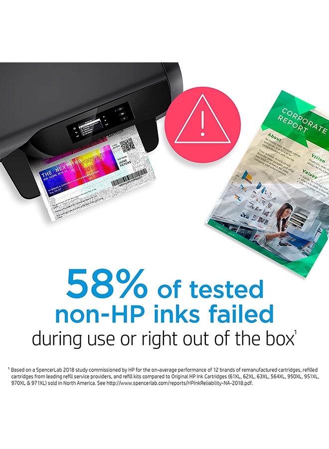 HP - 61 Original Ink Printer Cartridge Black - Image 1