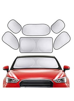 OUTAD 15-Piece Windshield Sun Visor Kit Set  - Image 3