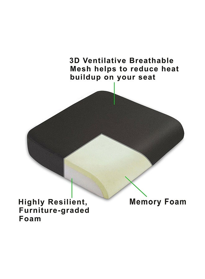 OUTAD - Memory Foam Back Support Car Cushion 320x100x310 mm - Image 1