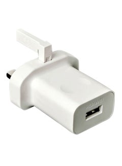 هواوي شاحن جداري مع كابل شحن بمنفذ مايكرو USB أبيض  - Image 3