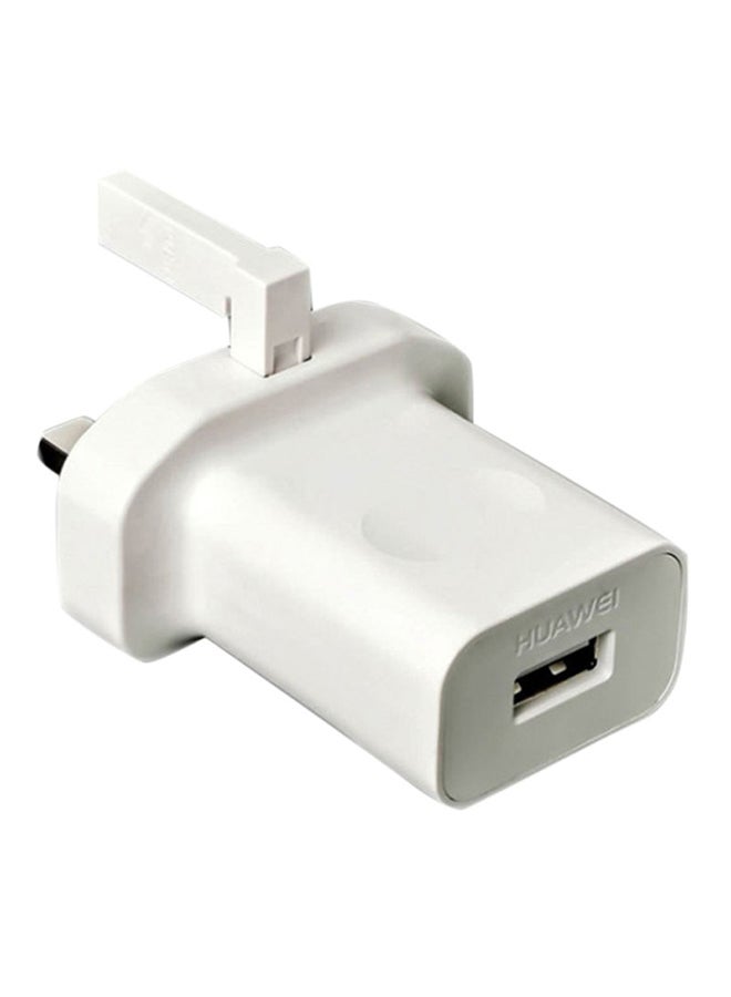 HUAWEI - Wall Charger With Micro USB Charging Cable White - Image 1