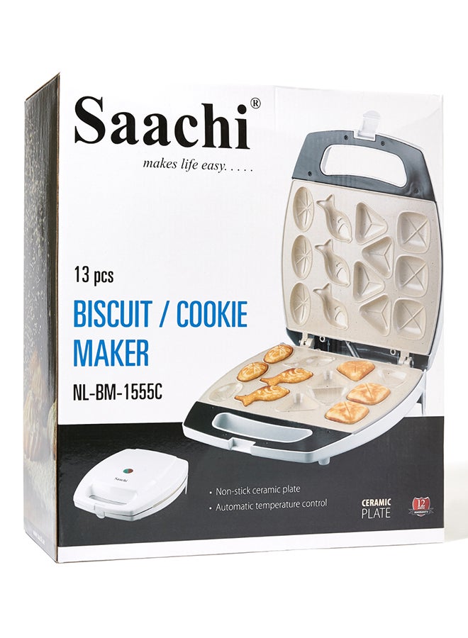 Saachi - Portable Cookie Maker 1400W 1400.0 W NL-BM-1555C-WH White - Image 1