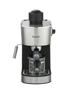 ساتشي ماكينة صنع القهوة مع مضخة ضغط بخار أوتوماتيكية 3.5 بار 240 ml 800 W NL-COF-7050 أسود/فضي  - Image 1