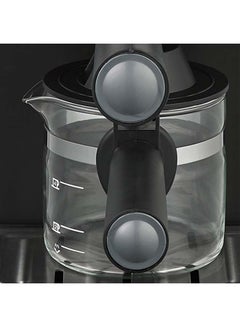 ساتشي ماكينة صنع القهوة مع مضخة ضغط بخار أوتوماتيكية 3.5 بار 240 ml 800 W NL-COF-7050 أسود/فضي  - Image 3