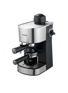 ساتشي ماكينة صنع القهوة مع مضخة ضغط بخار أوتوماتيكية 3.5 بار 240 ml 800 W NL-COF-7050 أسود/فضي  - Image 2
