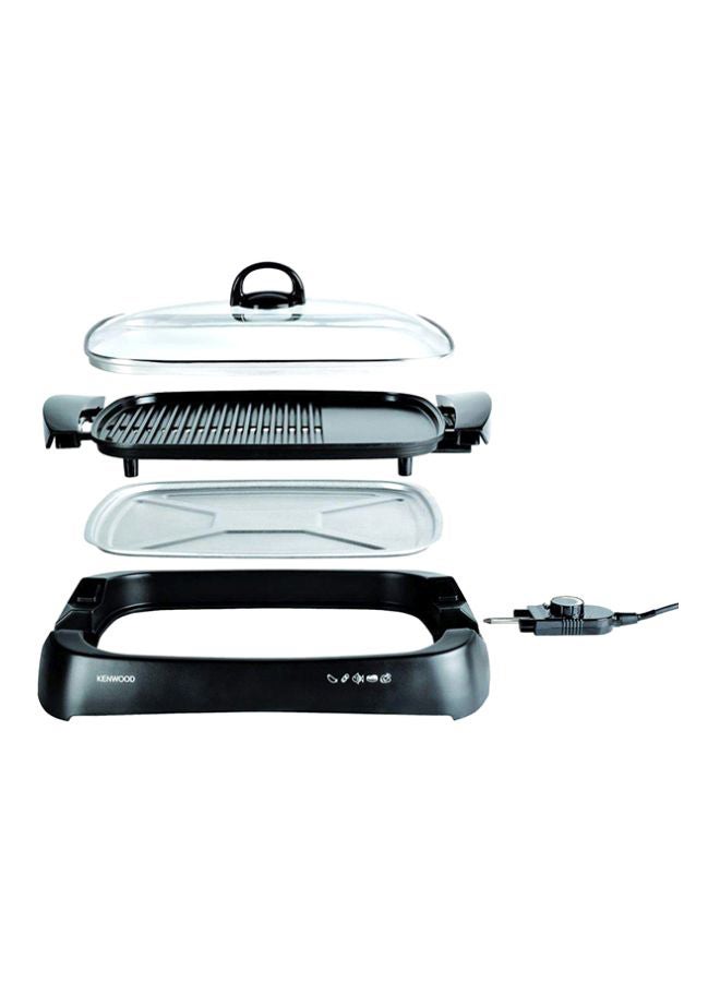 KENWOOD Plastic Grill 1700 W HG230 Black  - Image 3