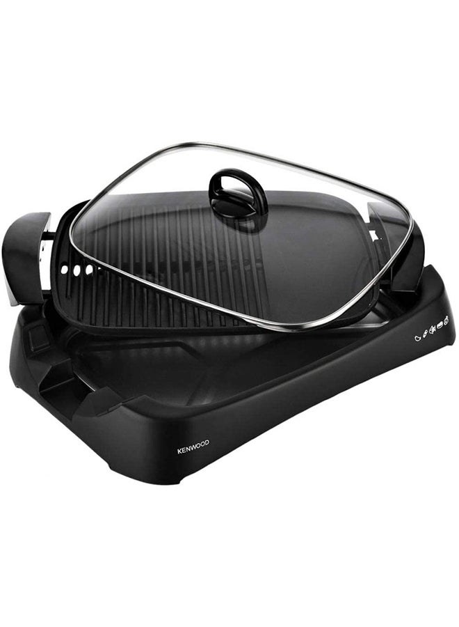 KENWOOD Plastic Grill 1700 W HG230 Black  - Image 5