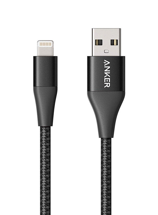 Anker - Powerline+ II Charging Cable (3ft) MFi Certified for iPhone 11/11 Pro/11 Pro Max/Xs/XS Max/XR/X / 8/8 Plus / 7/7 Plus / 6/6 Plus / 5 / 5S Black - Image 1
