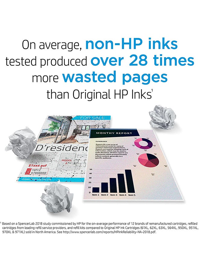 HP - Pack of 2 HP 123 Original Ink Cartridge Set Black & Tri Colour - Image 1