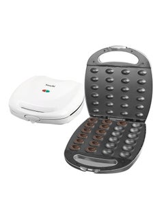 24-Piece Nutty Maker with Non-Stick Plate and Automatic Temperature Control 1400 W NL-NM-1518-WH White