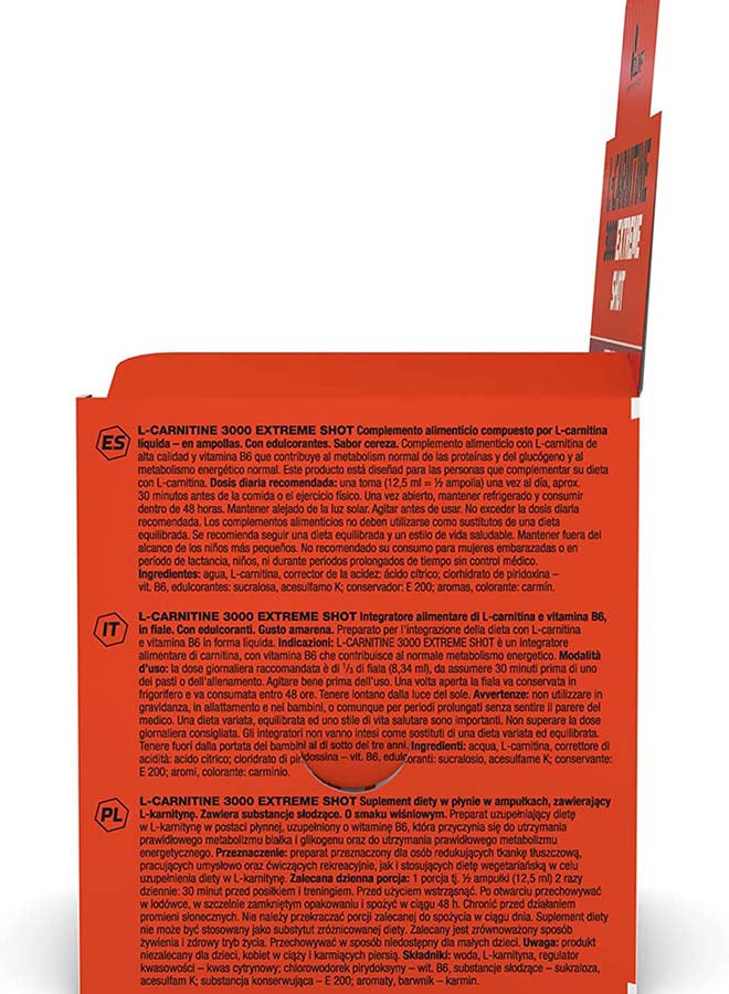 Olimp - L-Carnitine 3000 Extreme Shot Orange 20 x 25 ml - Image 1