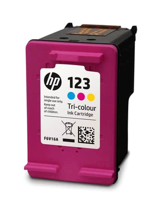 HP 123 Tri-Color Original Ink Cartridge Multicolour  - Image 2