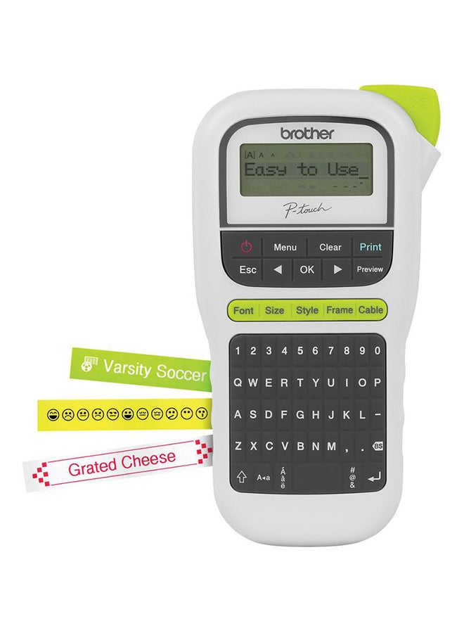 brother - Brother Label Printer For Home And Small Office - White/Black/ Green - Image 1