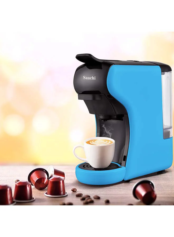 Saachi Multi-Capsule Coffee Machine With 19 Bar Automatic Steam Pressure Pump 600.0 ml 1450.0 W NL-COF-7058C-BL Blue