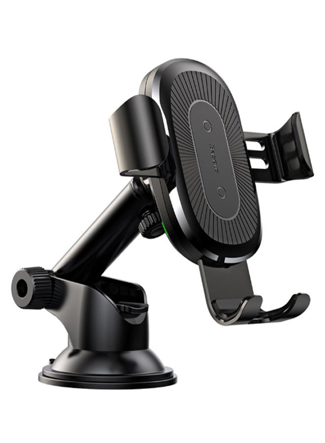 Baseus - Gravity Osculum Wireless Car Mount Black - Image 1