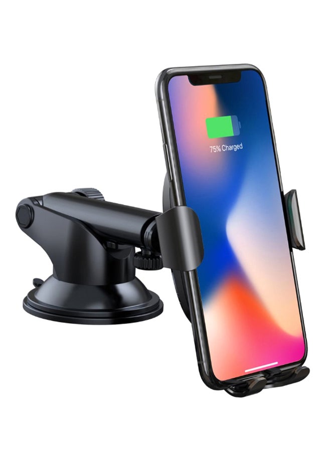 Baseus - Gravity Osculum Wireless Car Mount Black - Image 1
