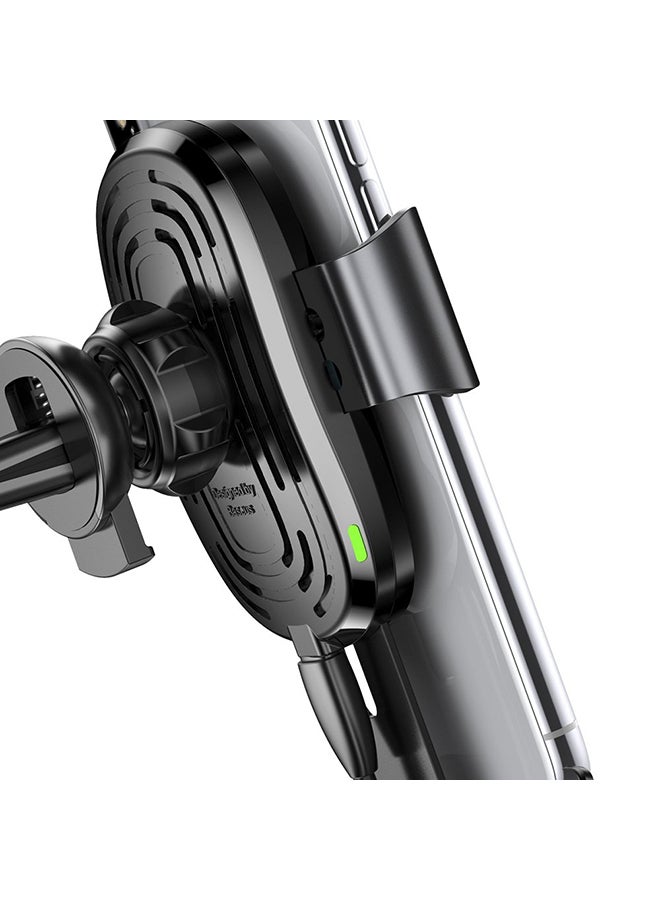Baseus - Gravity Osculum Wireless Car Mount Black - Image 1