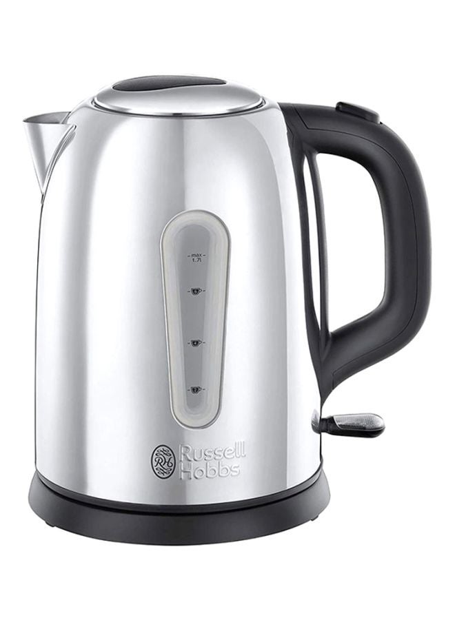 Electric Kettle, Sleek Stainless Steel Design with Rapid Boil, Perfect for Warm Beverages for Home & Office Use 1.7 L 3000 W 23760 Silver - v1634461933/N25394136A_1