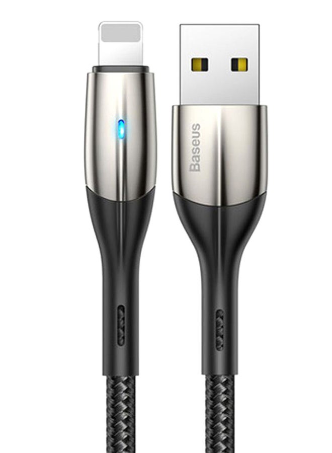 Baseus iPhone Charger Lightning Cable-Fast Charging Nylon Braided Phone Charger Cord Compatible with iPhone 13 12 Pro Max 11 Pro XR XS Max 10 8 Plus 7 6 6s 5c,SE 2020,iPad Black  - Image 1
